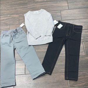 New with tags! Size 4 pants! Gap & Polo! H&M shirt